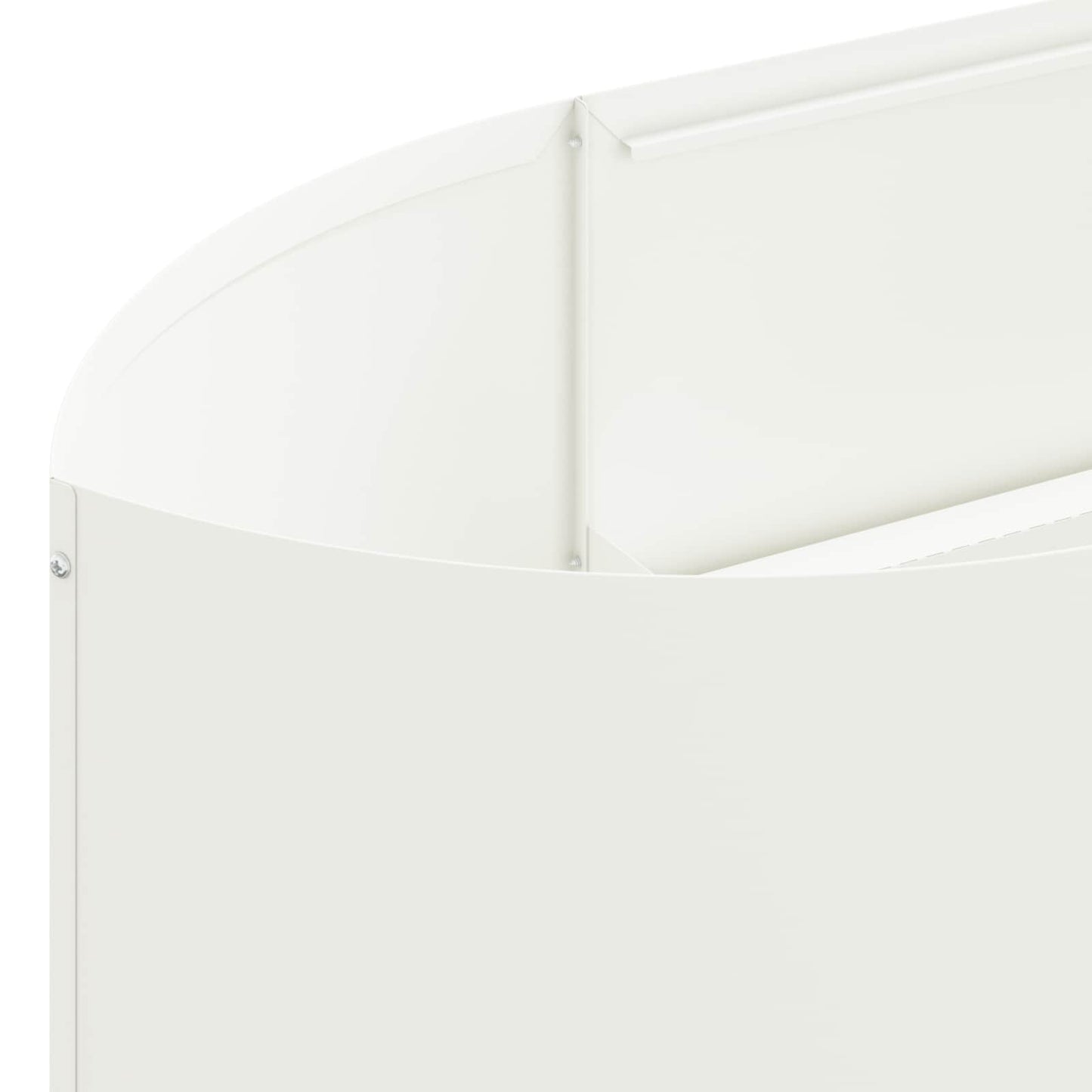 Pakelta sodo lova Balta 220 x 40 x 40 cm Plienas