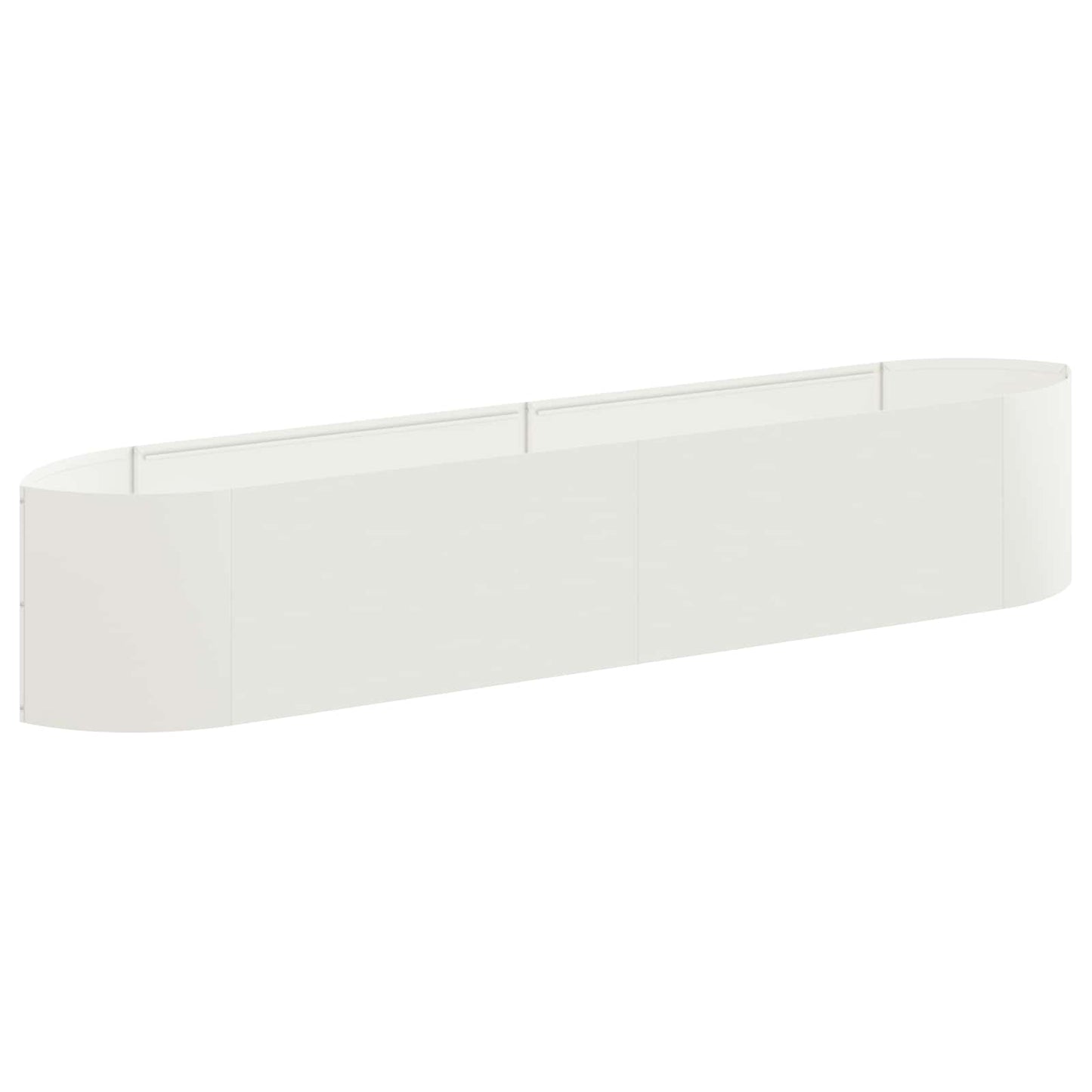 Pakelta sodo lova Balta 220 x 40 x 40 cm Plienas