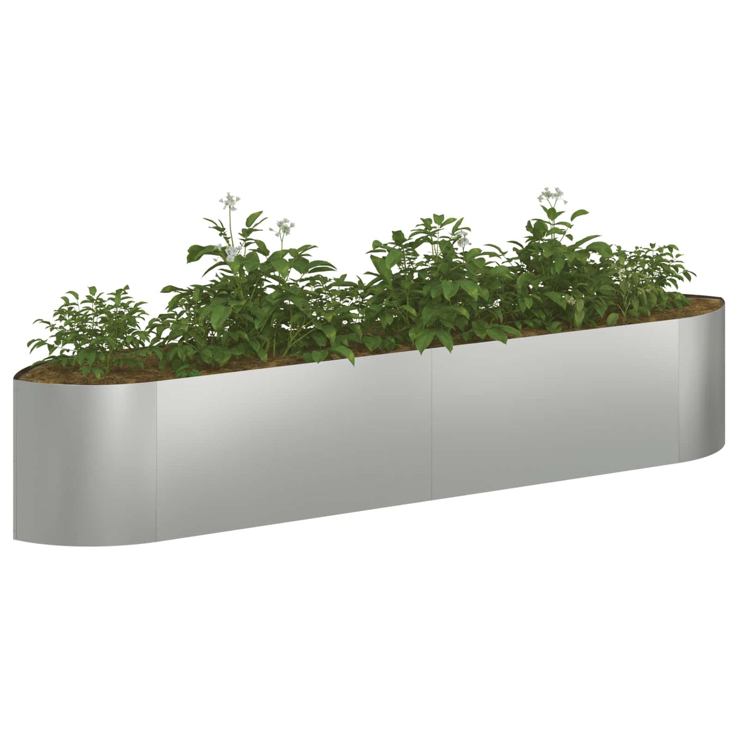Pakelta sodo lova Galvanizuotas plienas 220 x 40 x 40 cm