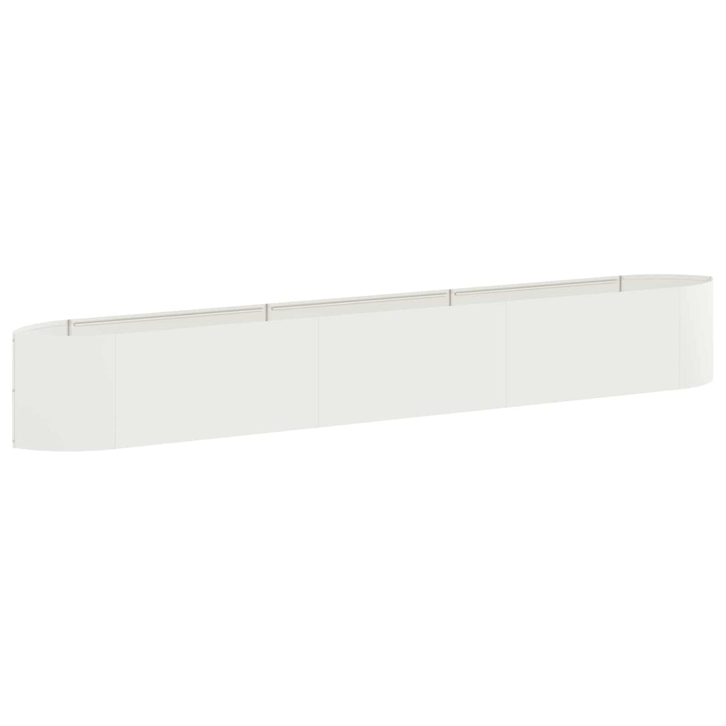 Pakelta sodo lova Balta 300 x 40 x 40 cm Plienas