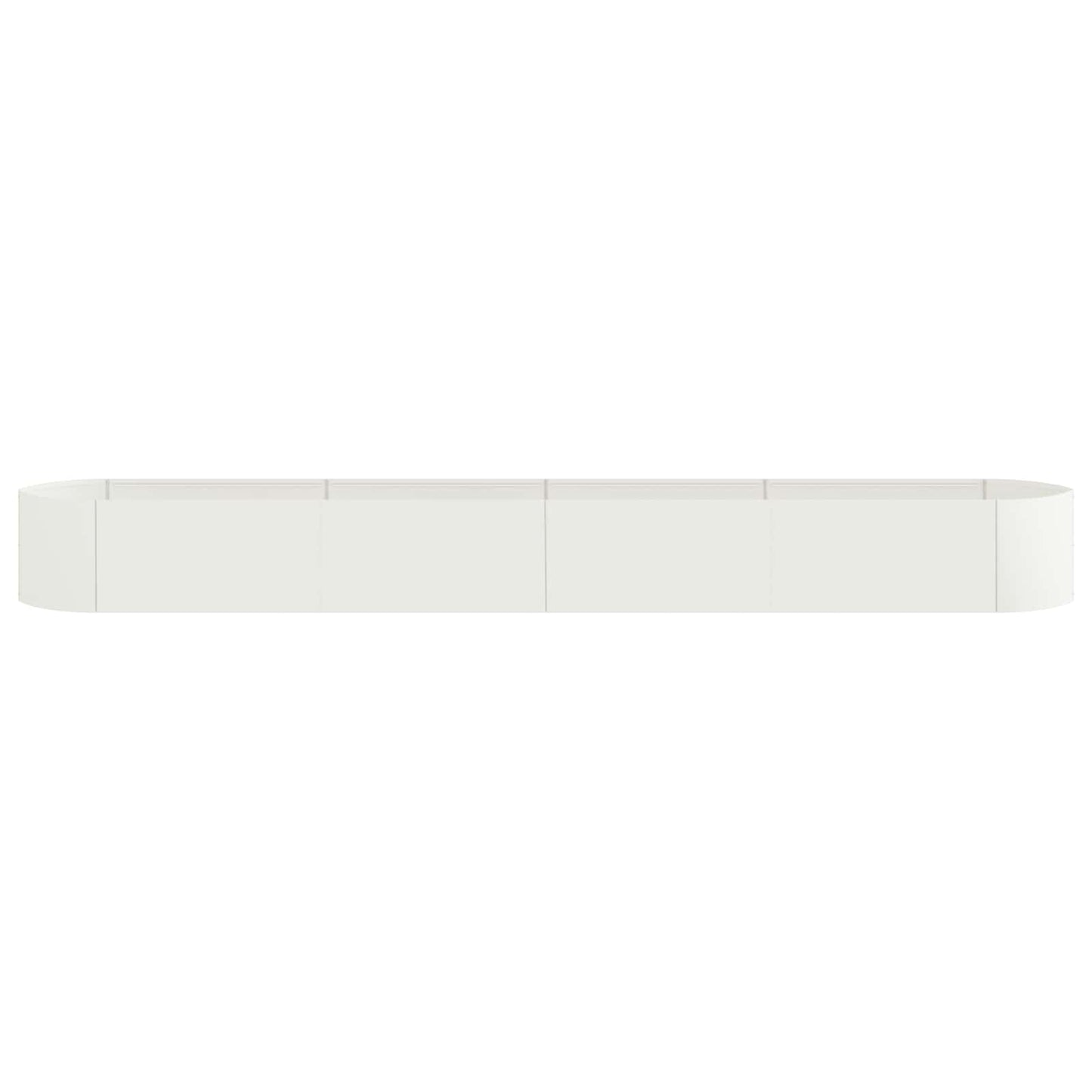 Pakelta sodo lova Balta 380 x 40 x 40 cm Plienas