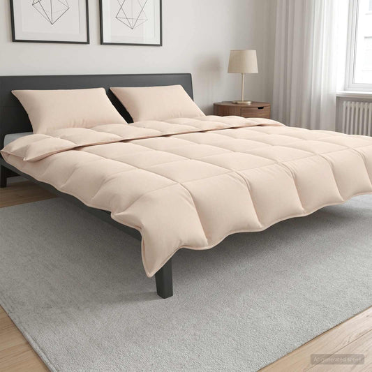 Antklodžių rinkinys 2 vnt. 260 x 220 cm Visoms sezonams Smėlio