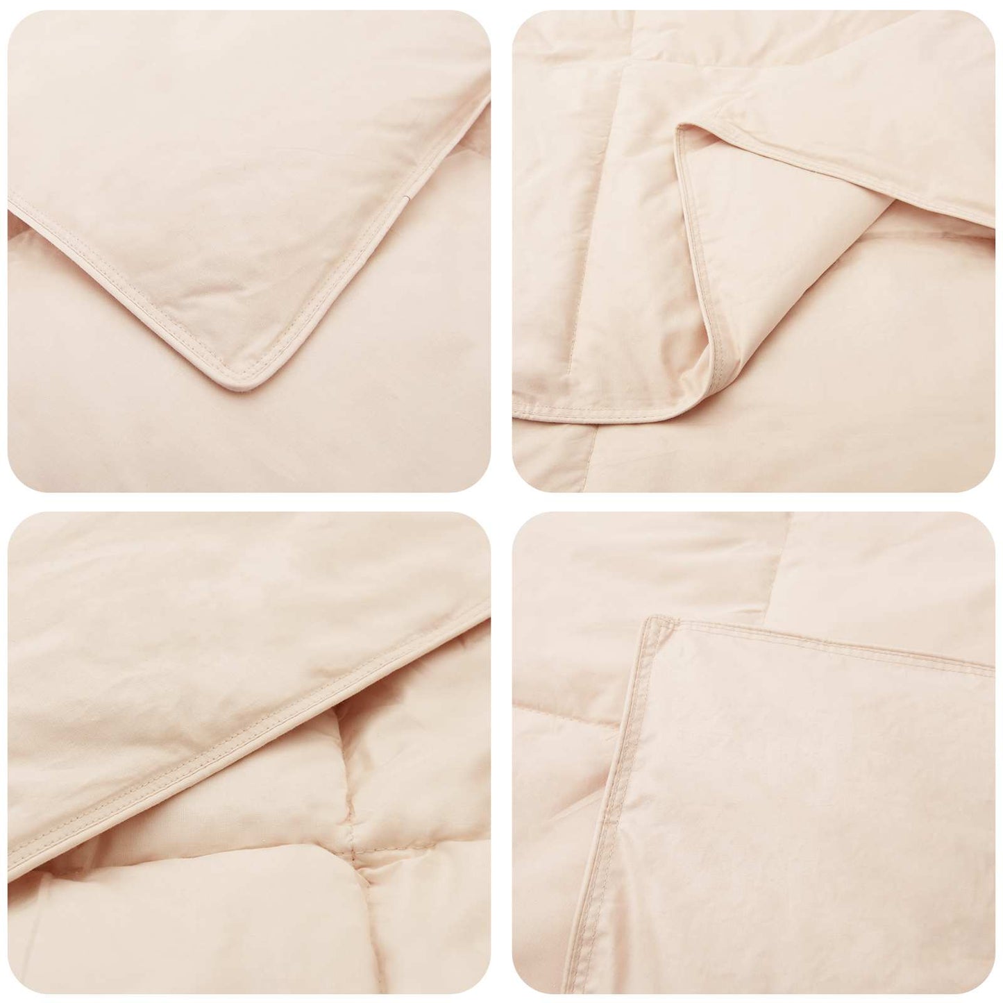 Antklodžių rinkinys 2 vnt. 200 x 200 cm Visoms sezonams Smėlio