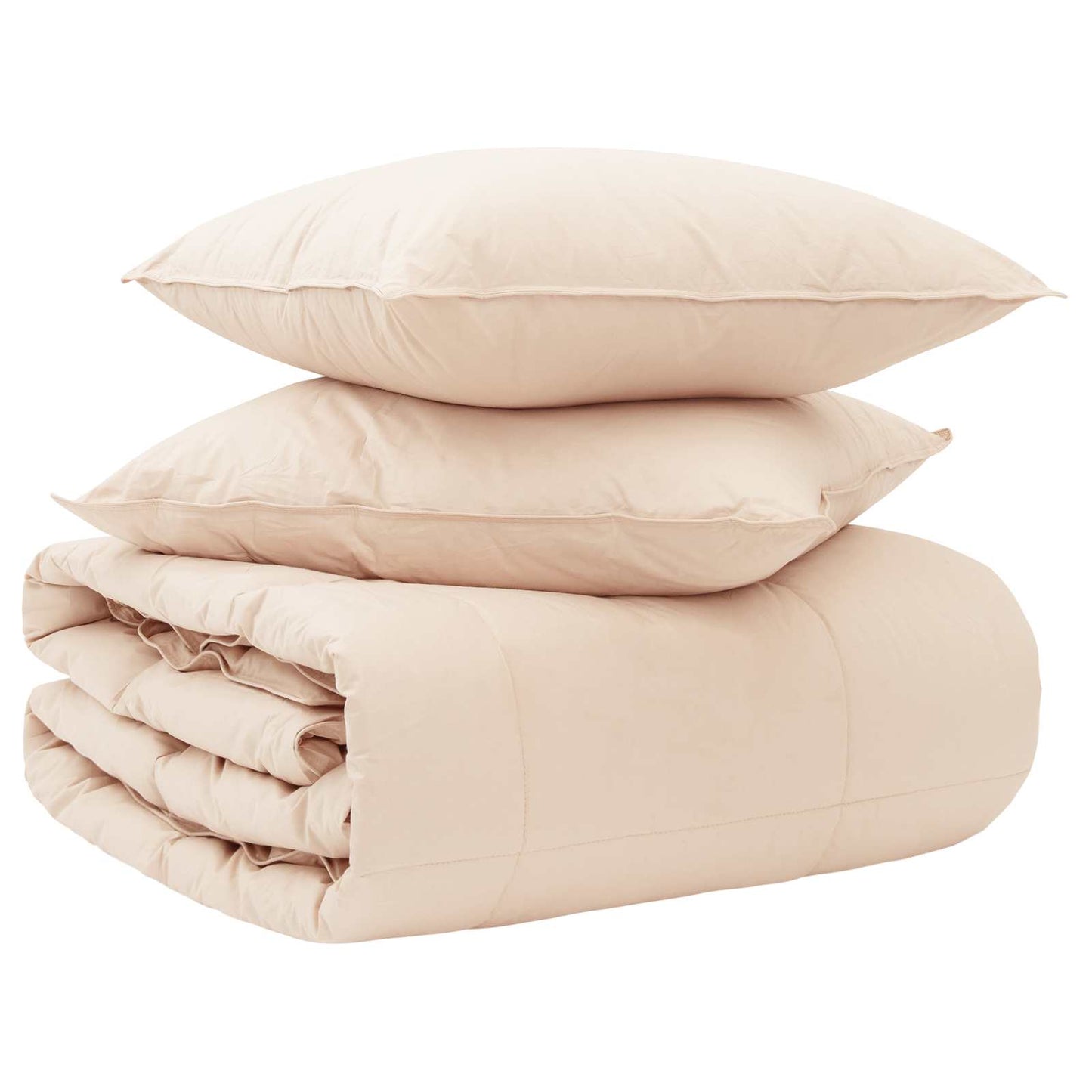 Antklodžių rinkinys 2 vnt. 135 x 220 cm Visoms sezonams Smėlio