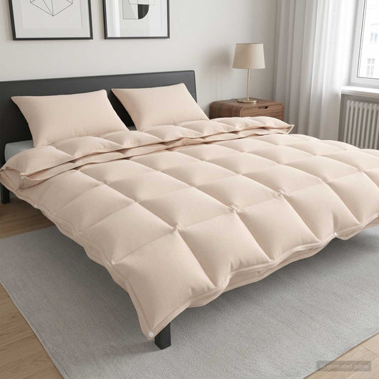 Antklodžių rinkinys 2 vnt. 200 x 220 cm Kapokas ir poliesteris