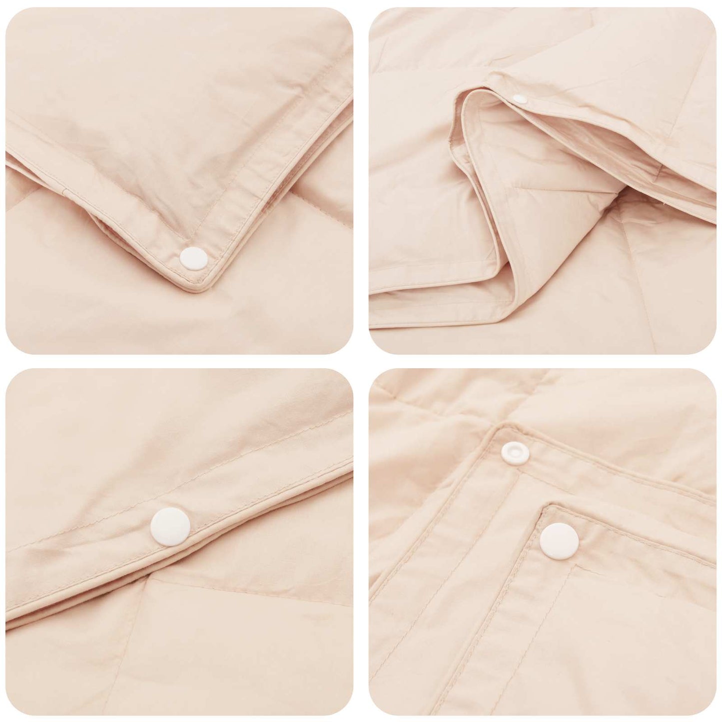 Antklodžių rinkinys 2 vnt. 240 x 220 cm Kapokas ir poliesteris