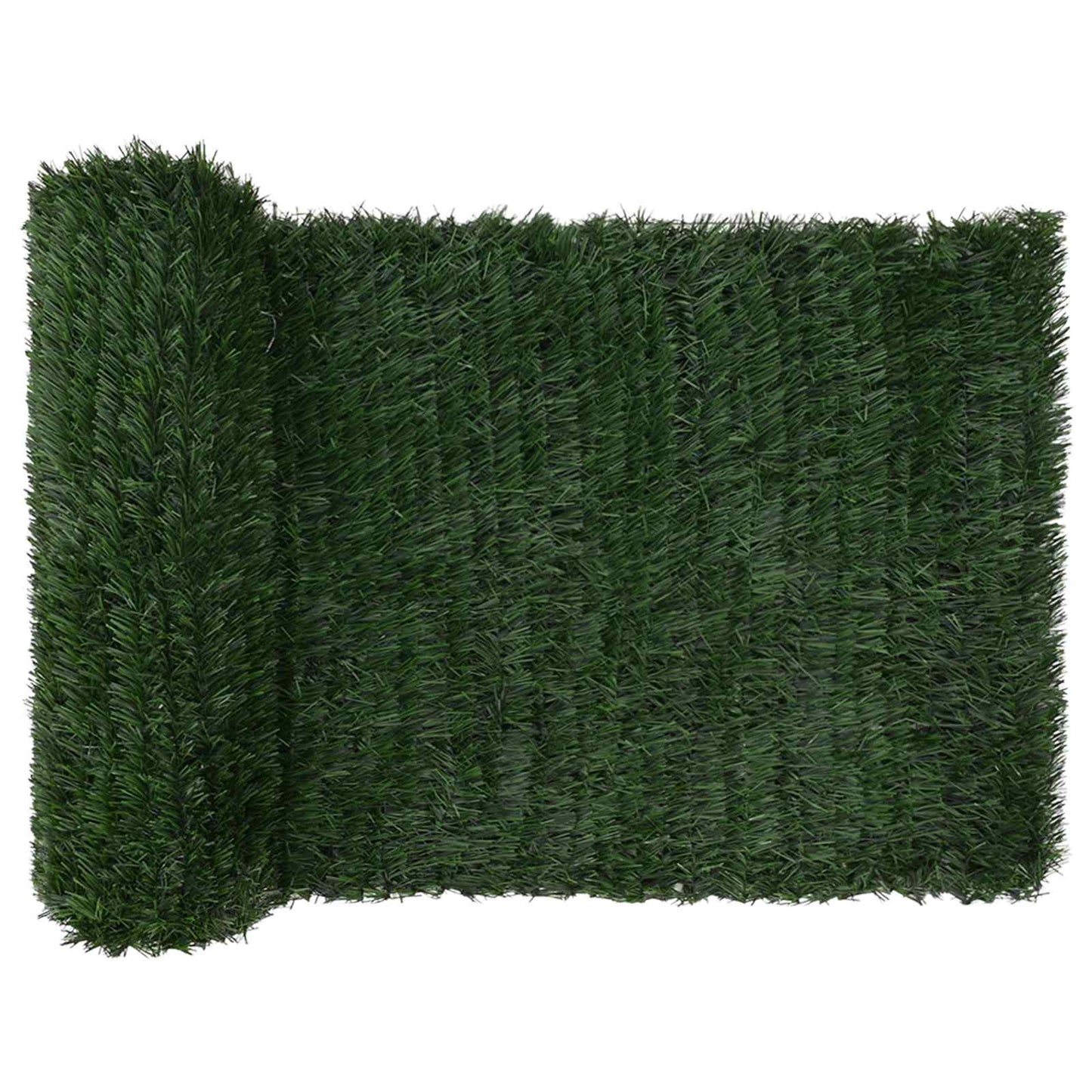 Dirbtinė tvora Tamsiai žalia 1 x 4 m PVC ir Plienas