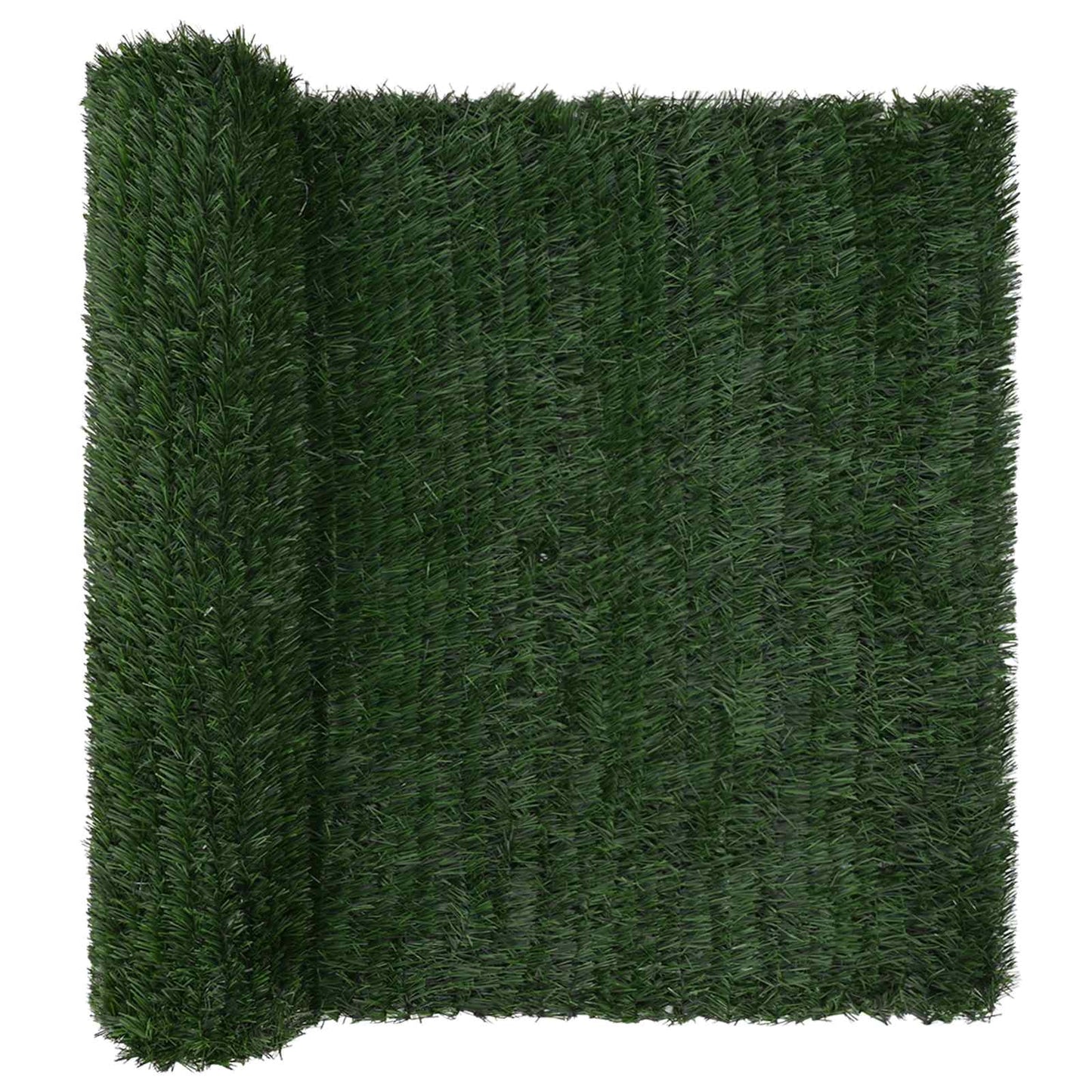 Dirbtinė tvora Tamsiai žalia 1,5 x 4 m PVC ir Plienas