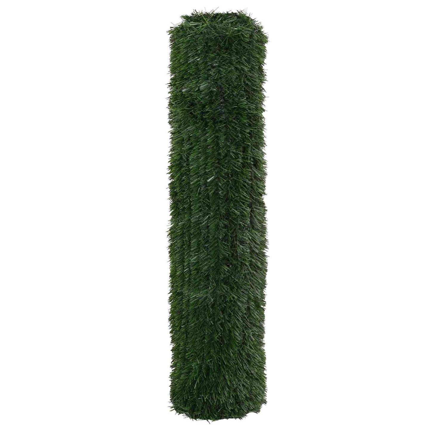 Dirbtinė tvora Tamsiai žalia 1,5 x 6 m PVC ir Plienas