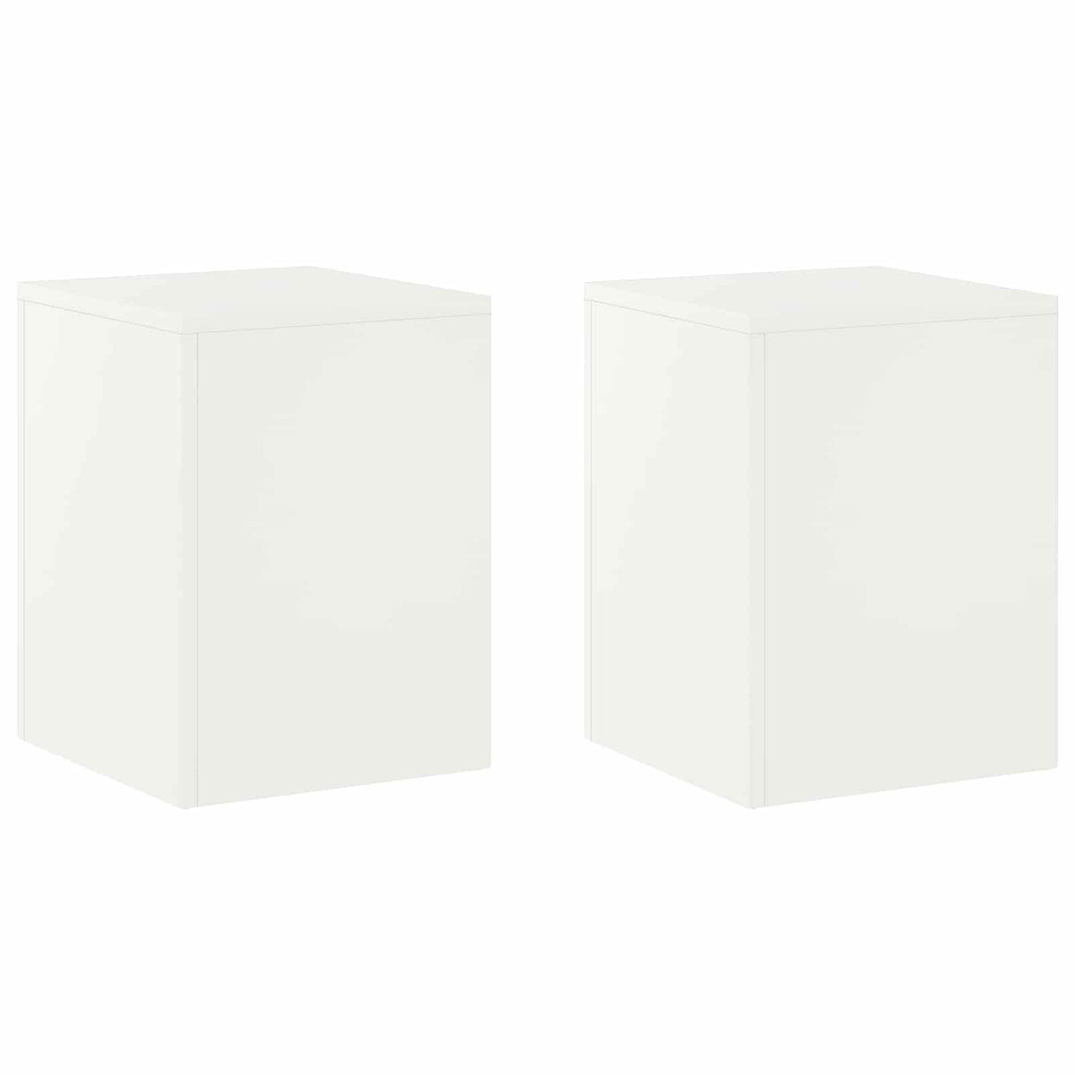 Augalų stovas 2 pcs Balta 30 x 30 x 40 cm Plienas
