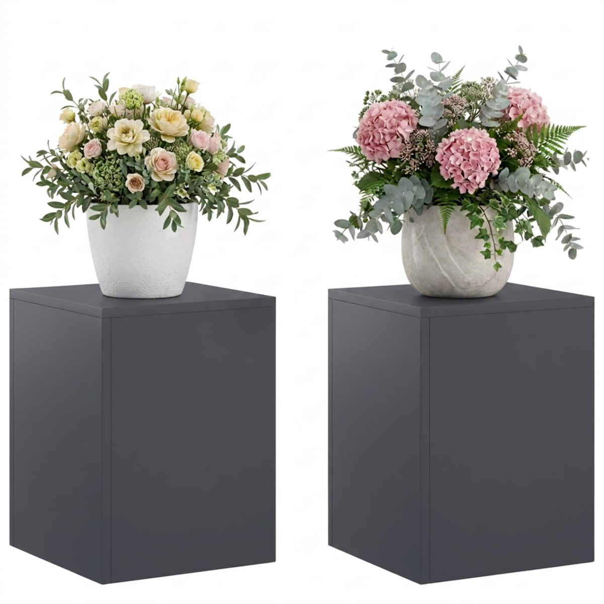 Augalų stovas 2 pcs Antracito 30 x 30 x 40 cm