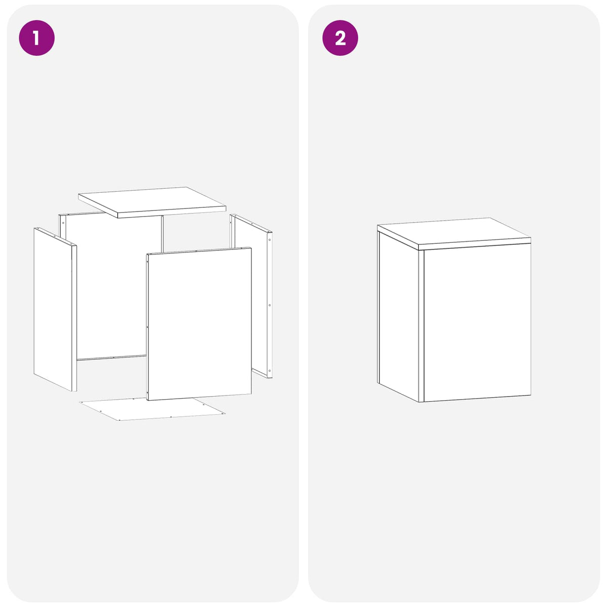 Augalų stovas 2 pcs Sidabrinė 30 x 30 x 40 cm Plienas