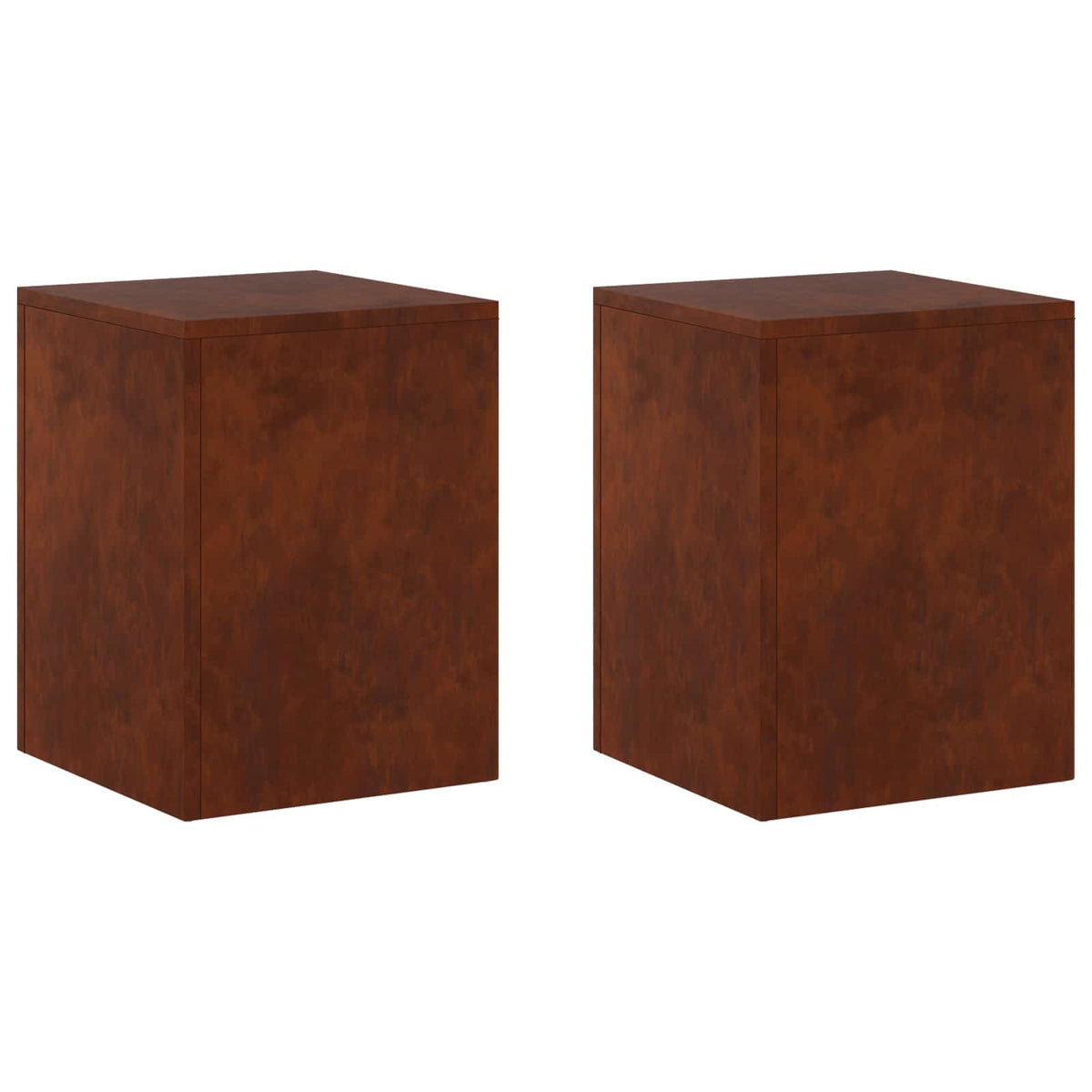 Augalų stovas 2 pcs Rūdijanti 30 x 30 x 40 cm