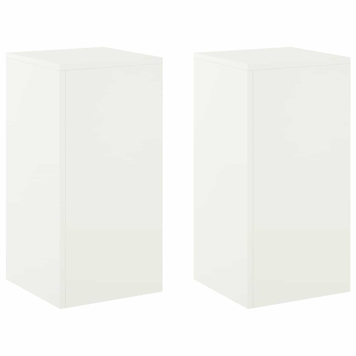 Augalų stovas 2 pcs Balta 30 x 30 x 60 cm Plienas