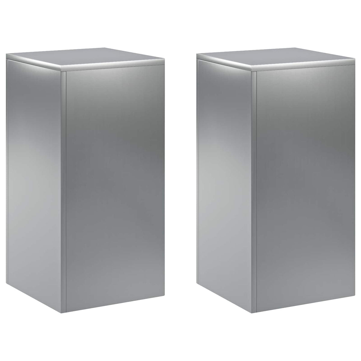 Augalų stovas 2 pcs Sidabrinė 30 x 30 x 60 cm