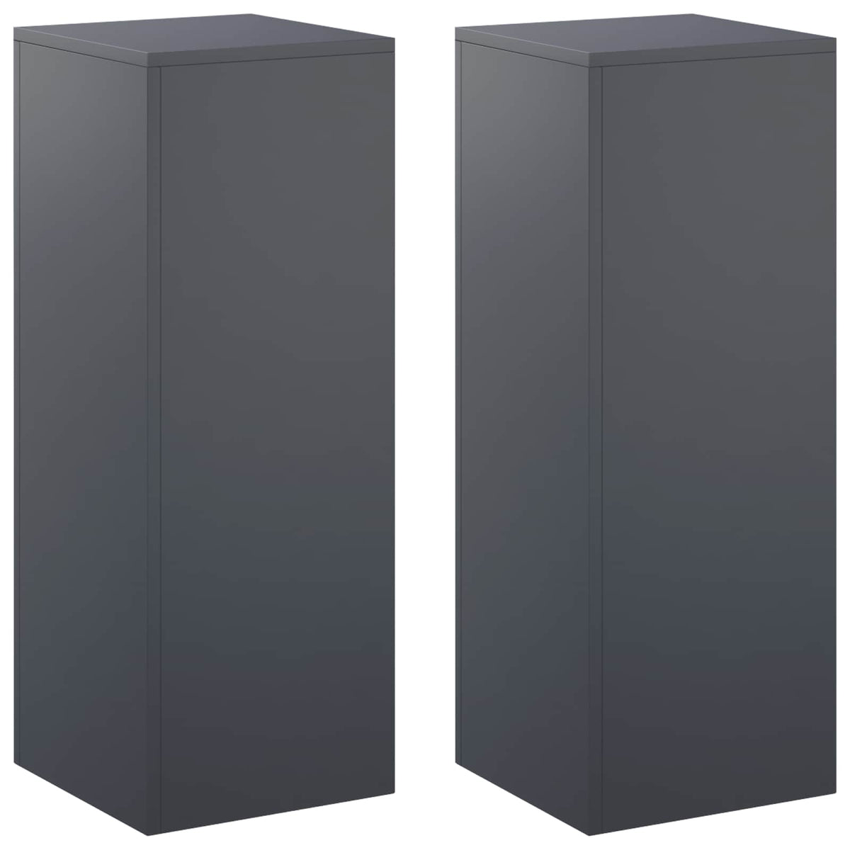 Augalų stovas 2 pcs Antracito 30 x 30 x 80 cm