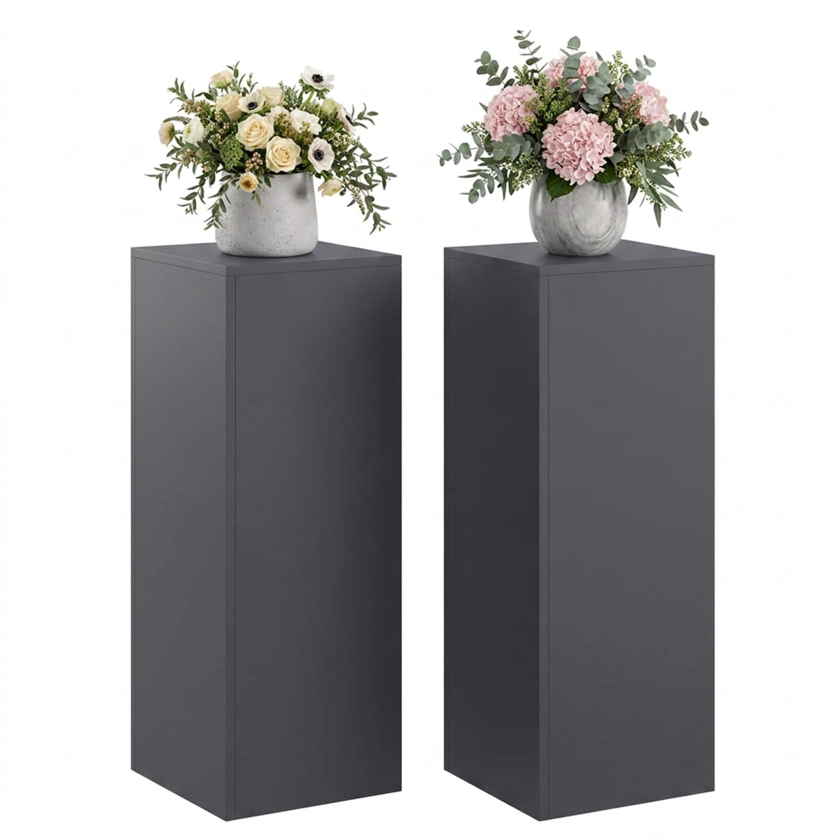 Augalų stovas 2 pcs Antracito 30 x 30 x 80 cm