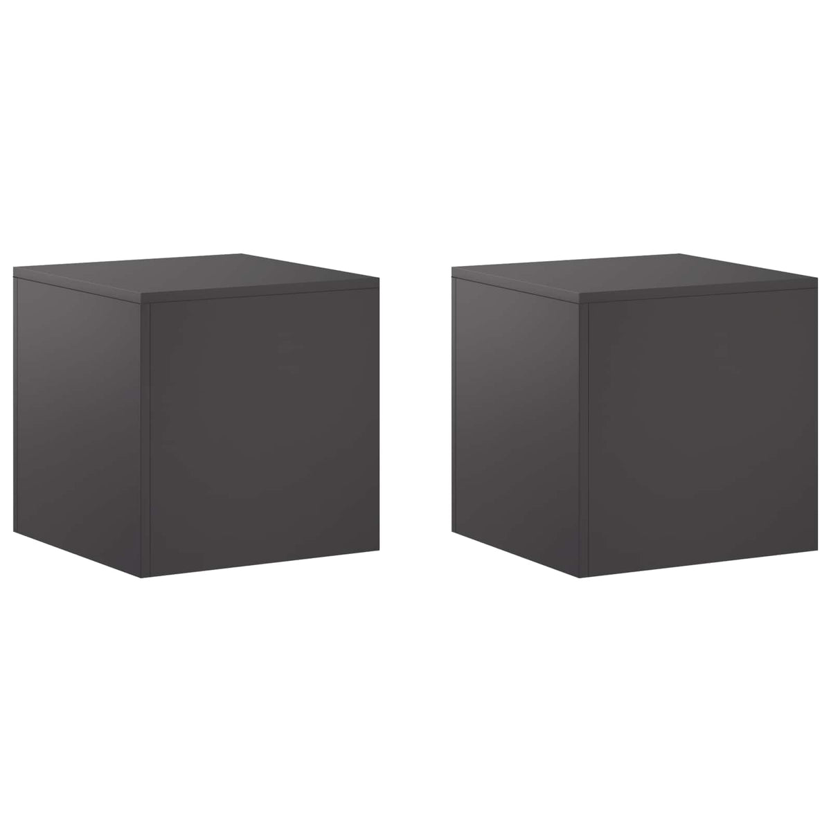 Augalų stovas 2 pcs Juoda 40 x 40 x 40 cm Plienas
