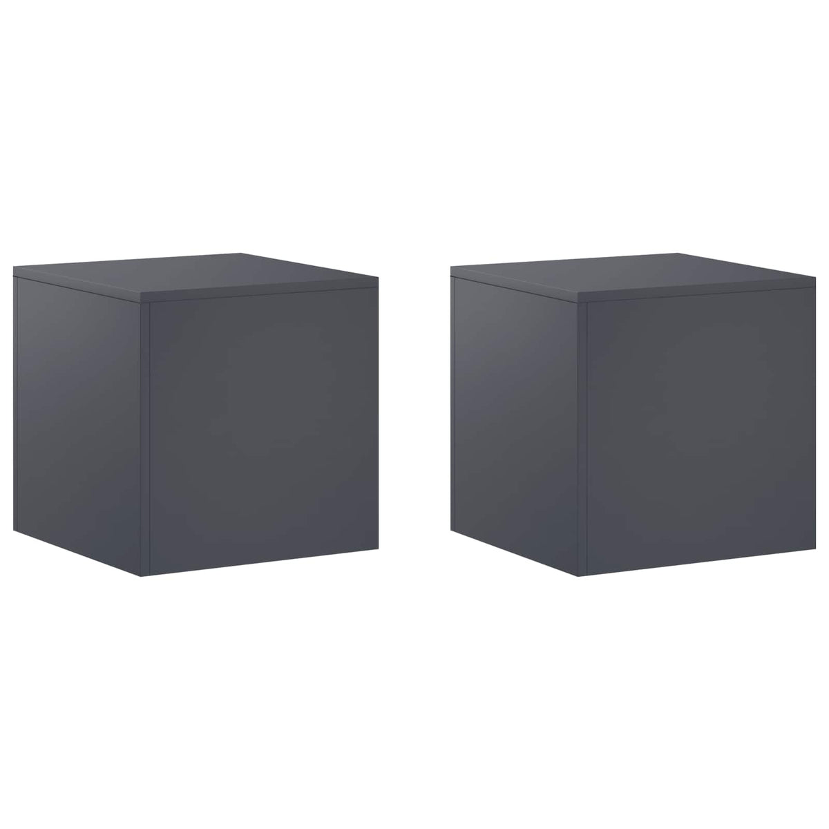 Augalų stovas 2 pcs Antracito 40 x 40 x 40 cm