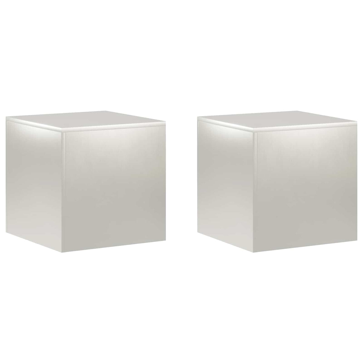 Augalų stovas 2 pcs Sidabrinė 40 x 40 x 40 cm Plienas