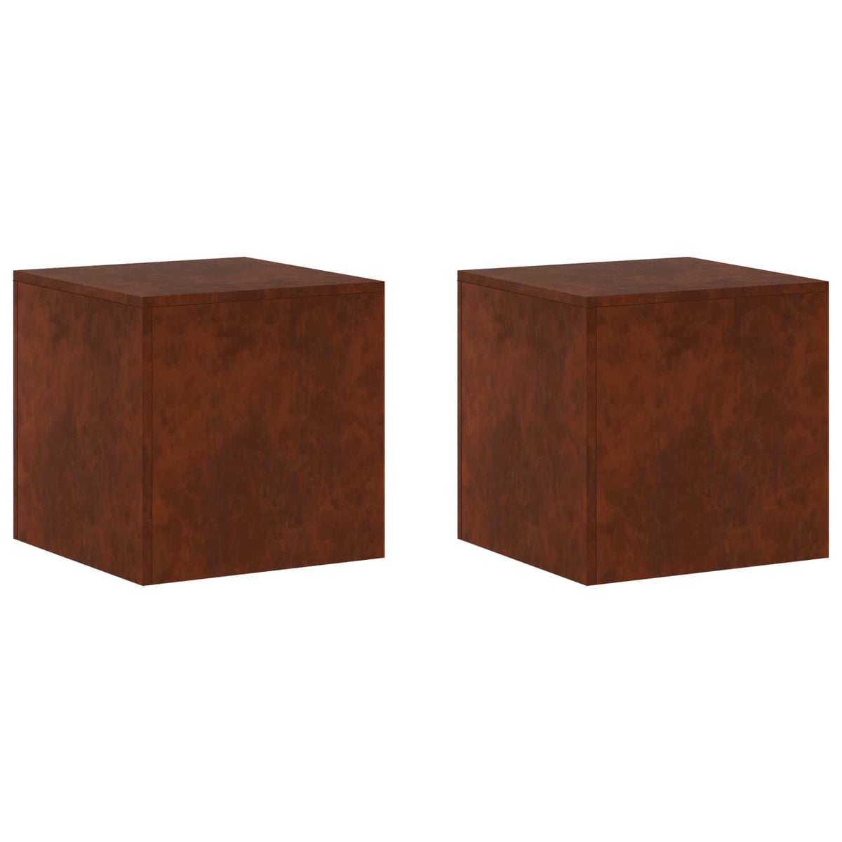 Augalų stovas 2 pcs Rūdijanti 40 x 40 x 40 cm