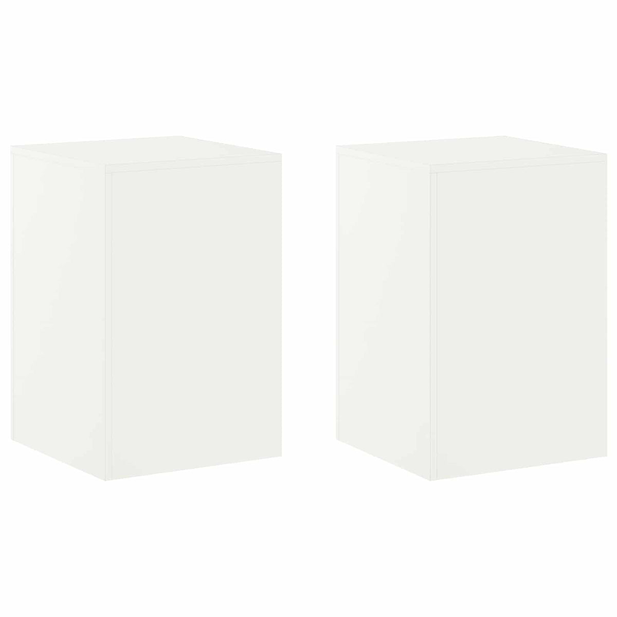 Augalų stovas 2 pcs Balta 40 x 40 x 60 cm Plienas