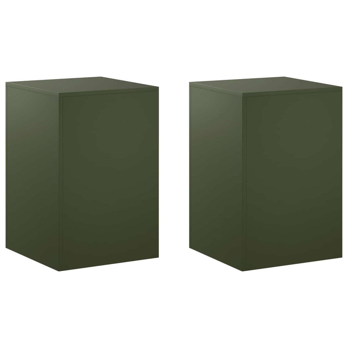 Augalų stovas 2 pcs Alyvuogių žalia 40 x 40 x 60 cm Plienas