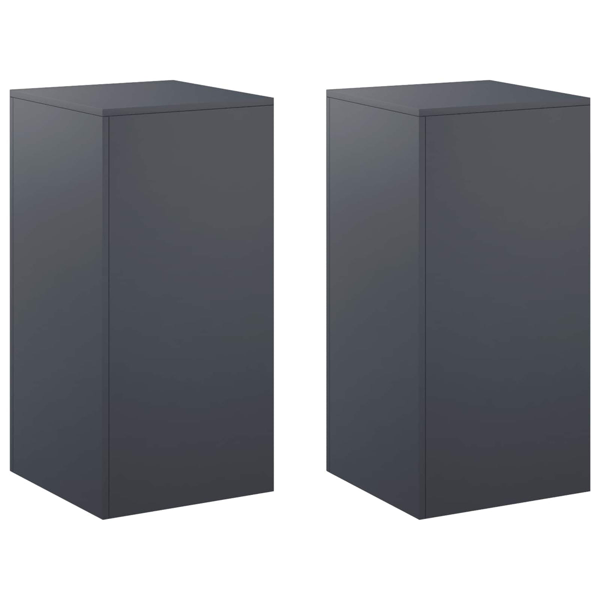 Augalų stovas 2 pcs Antracito 40 x 40 x 80 cm