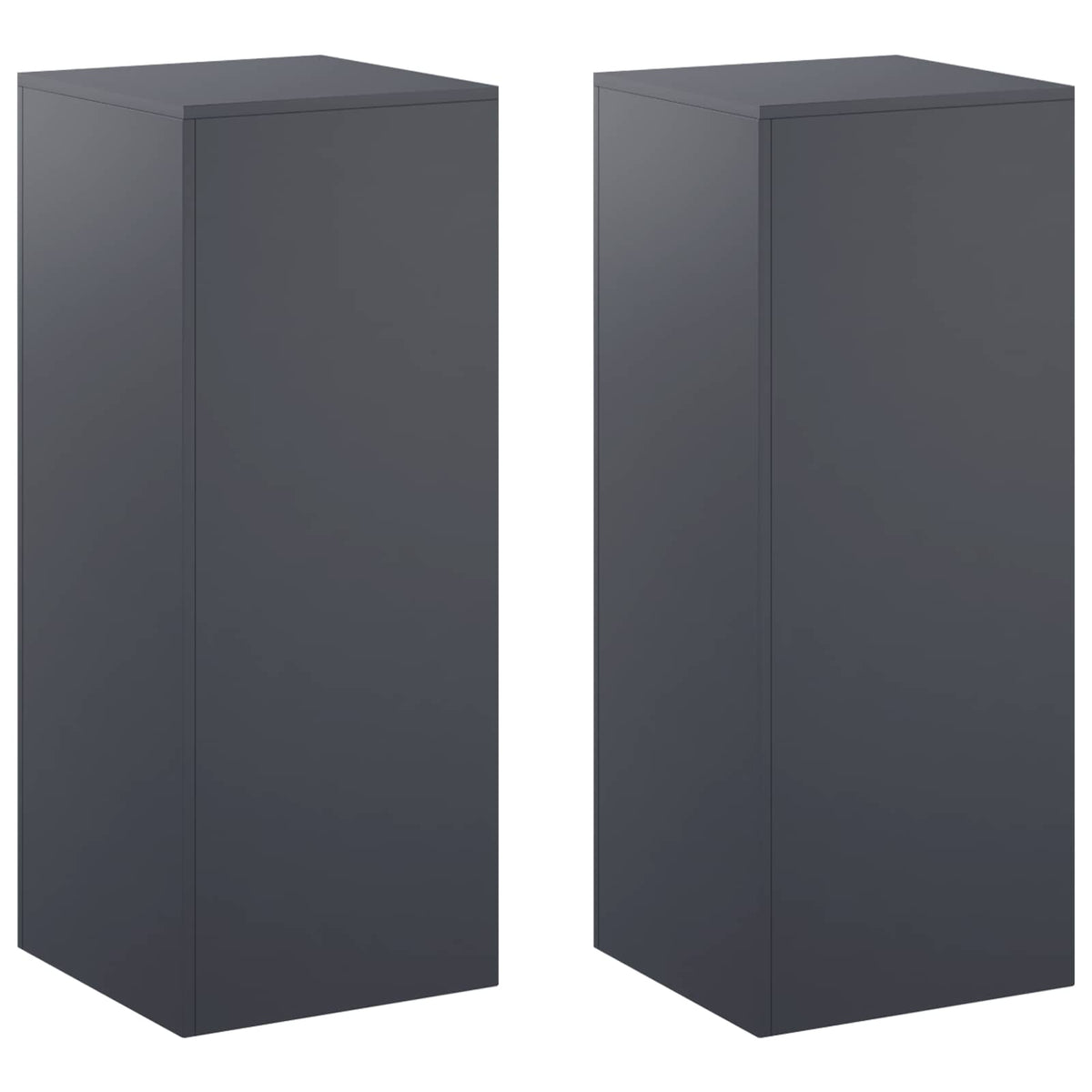 Augalų stovas 2 pcs Antracito 40 x 40 x 100 cm