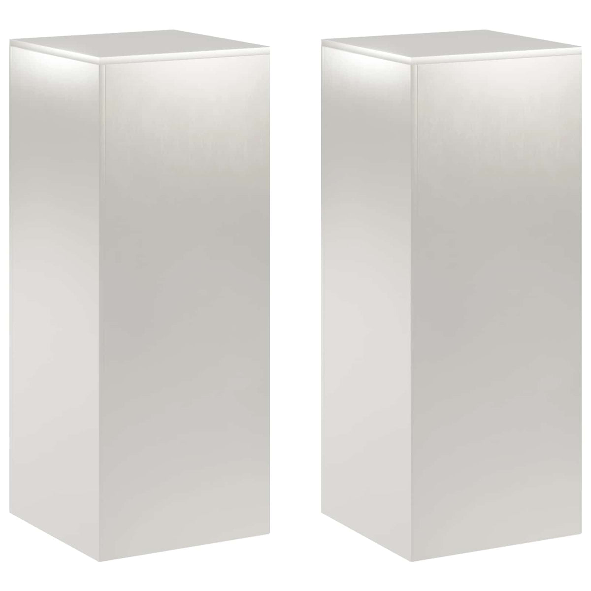 Augalų stovas 2 pcs Sidabrinė 40 x 40 x 100 cm Plienas