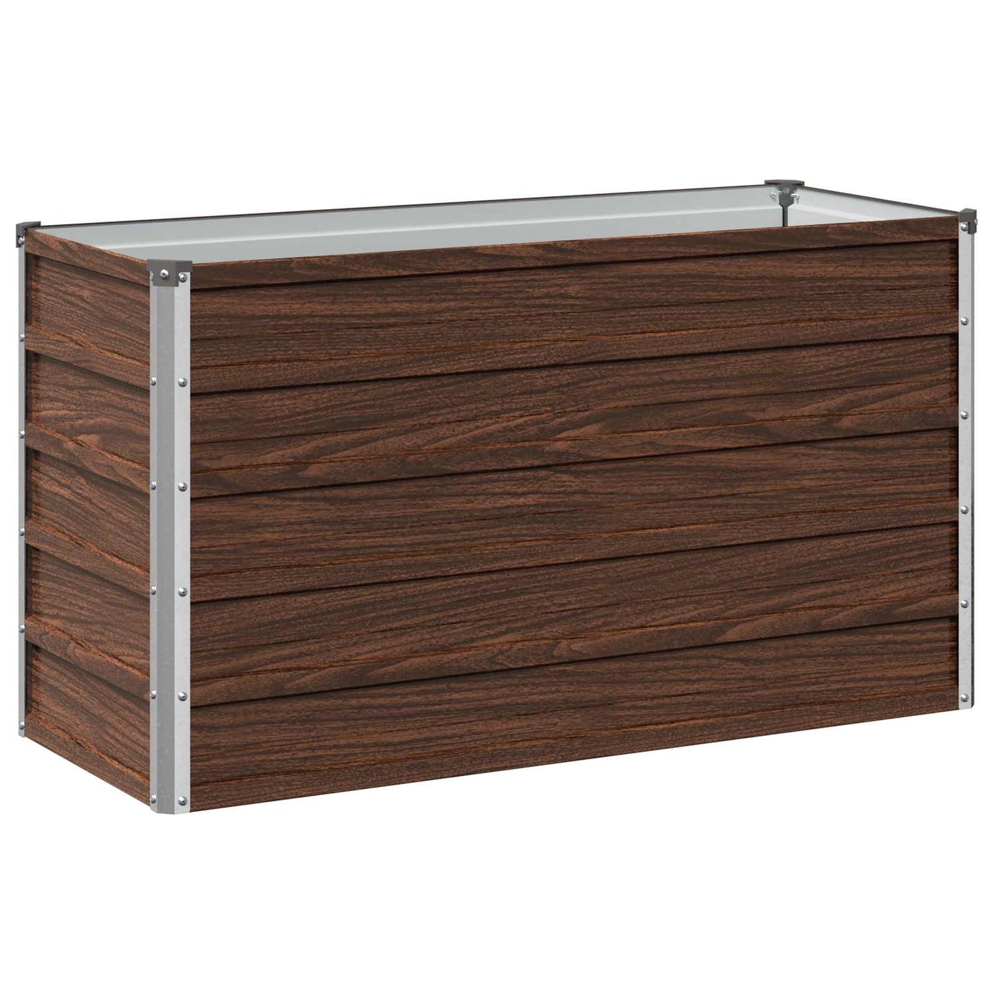 Pakelta sodo lova Juoda 100 x 40 x 55 cm
