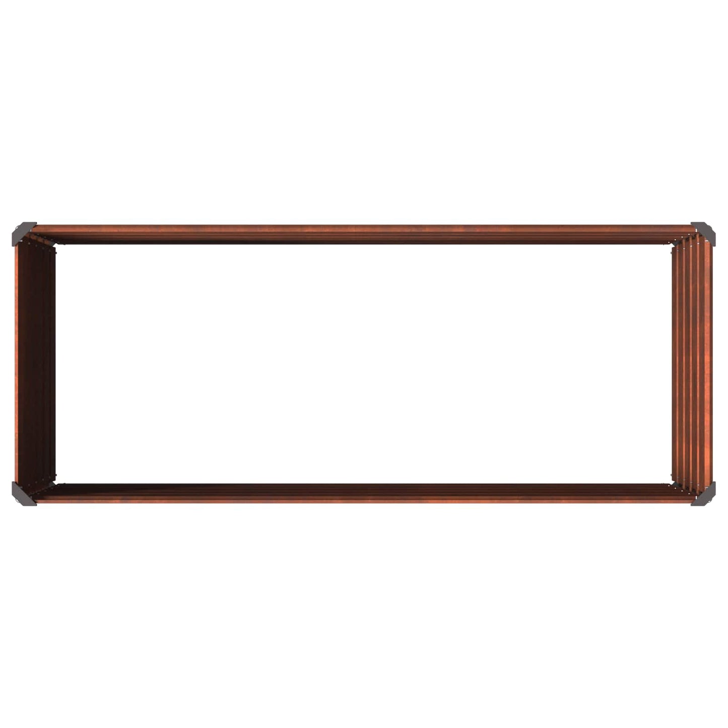 Pakelta sodo lova Rūdijanti 100 x 40 x 55 cm kartonas