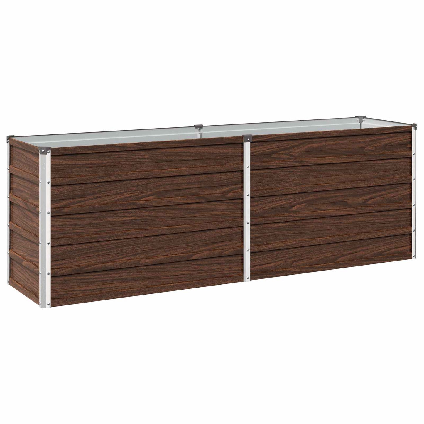 Pakelta sodo lova Juoda 160 x 40 x 55 cm