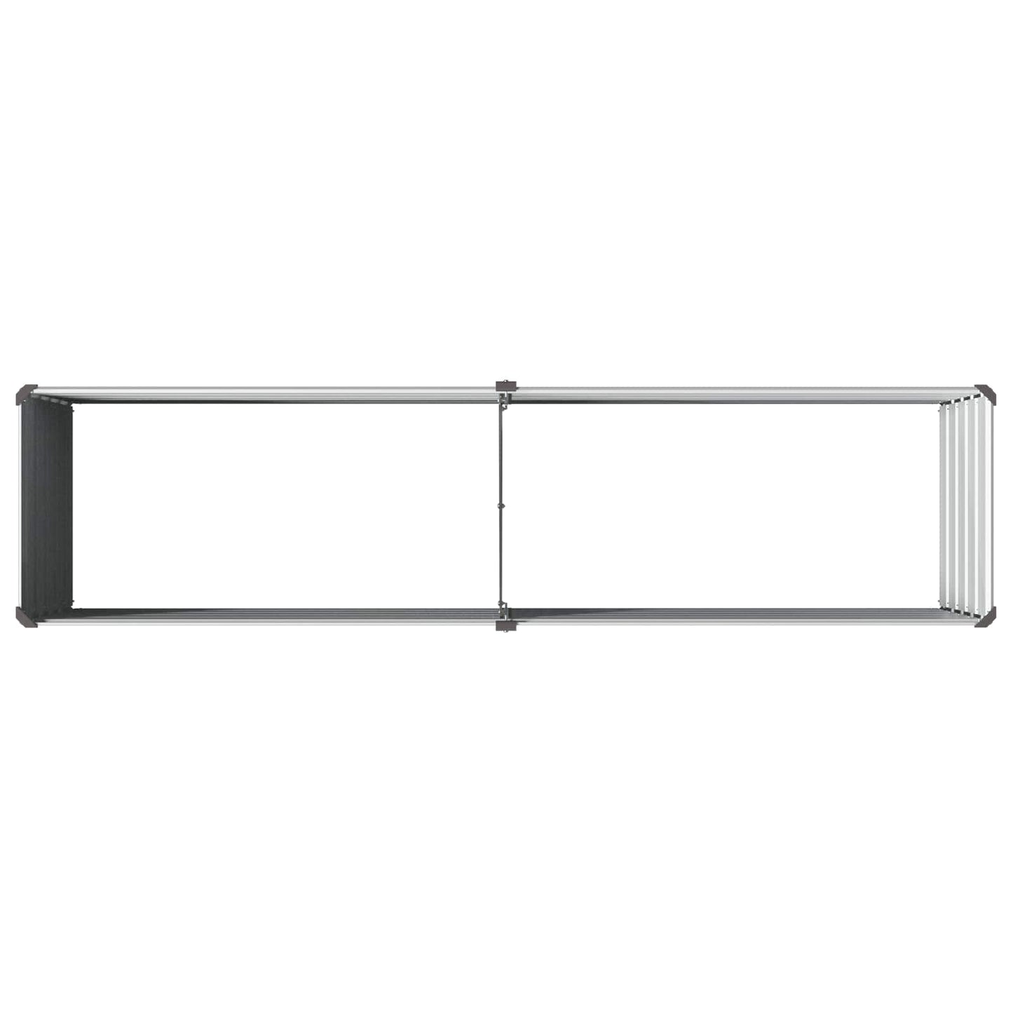 Pakelta sodo lova Pilka 160 x 40 x 55 cm