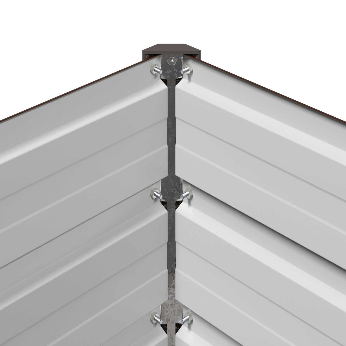 Pakelta sodo lova Ruda 160 x 40 x 55 cm