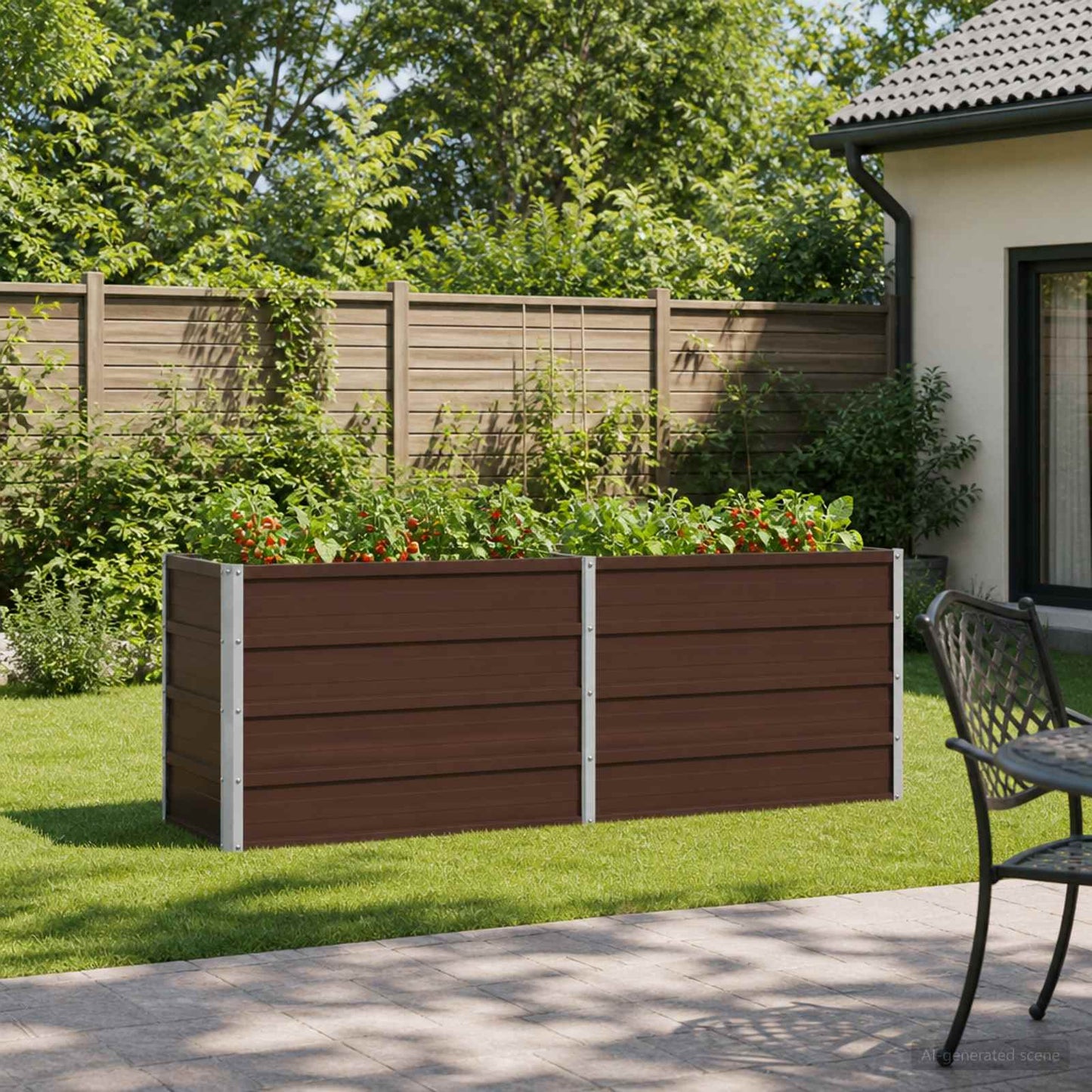 Pakelta sodo lova Ruda 160 x 40 x 55 cm