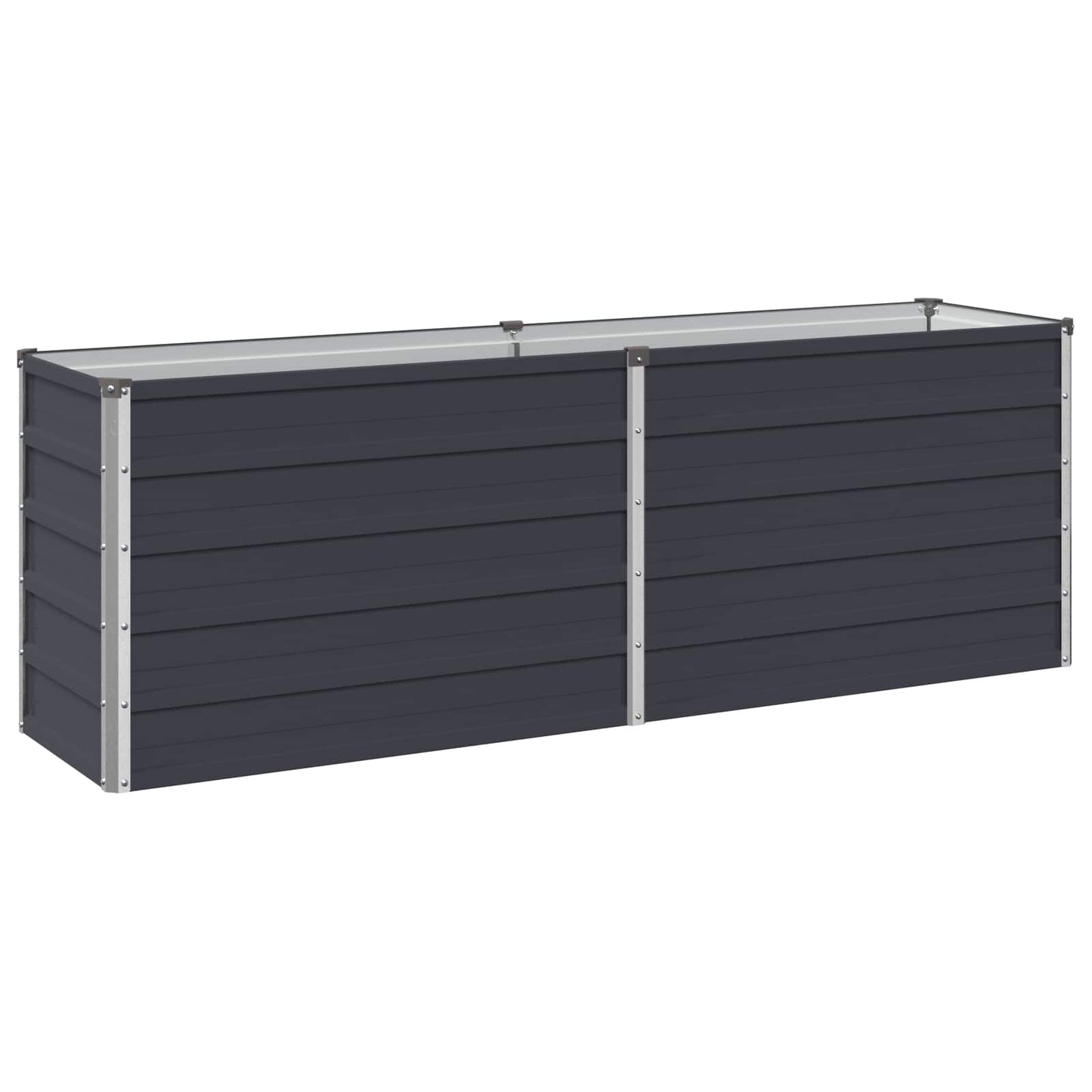 Pakelta sodo lova Antracito 160 x 40 x 55 cm