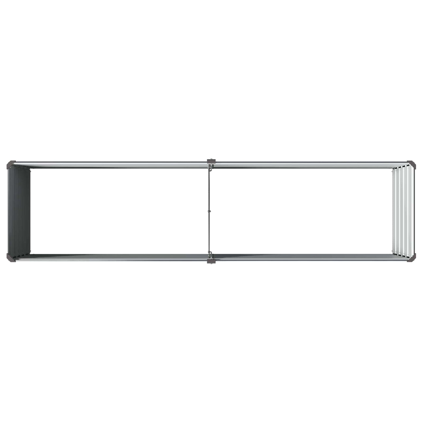 Pakelta sodo lova Antracito 160 x 40 x 55 cm