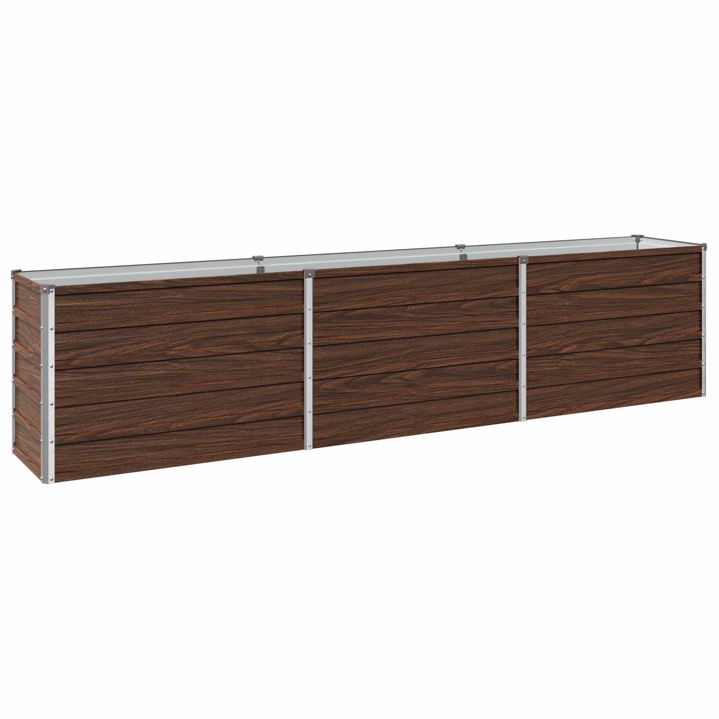 Pakelta sodo lova Juoda 240 x 40 x 55 cm