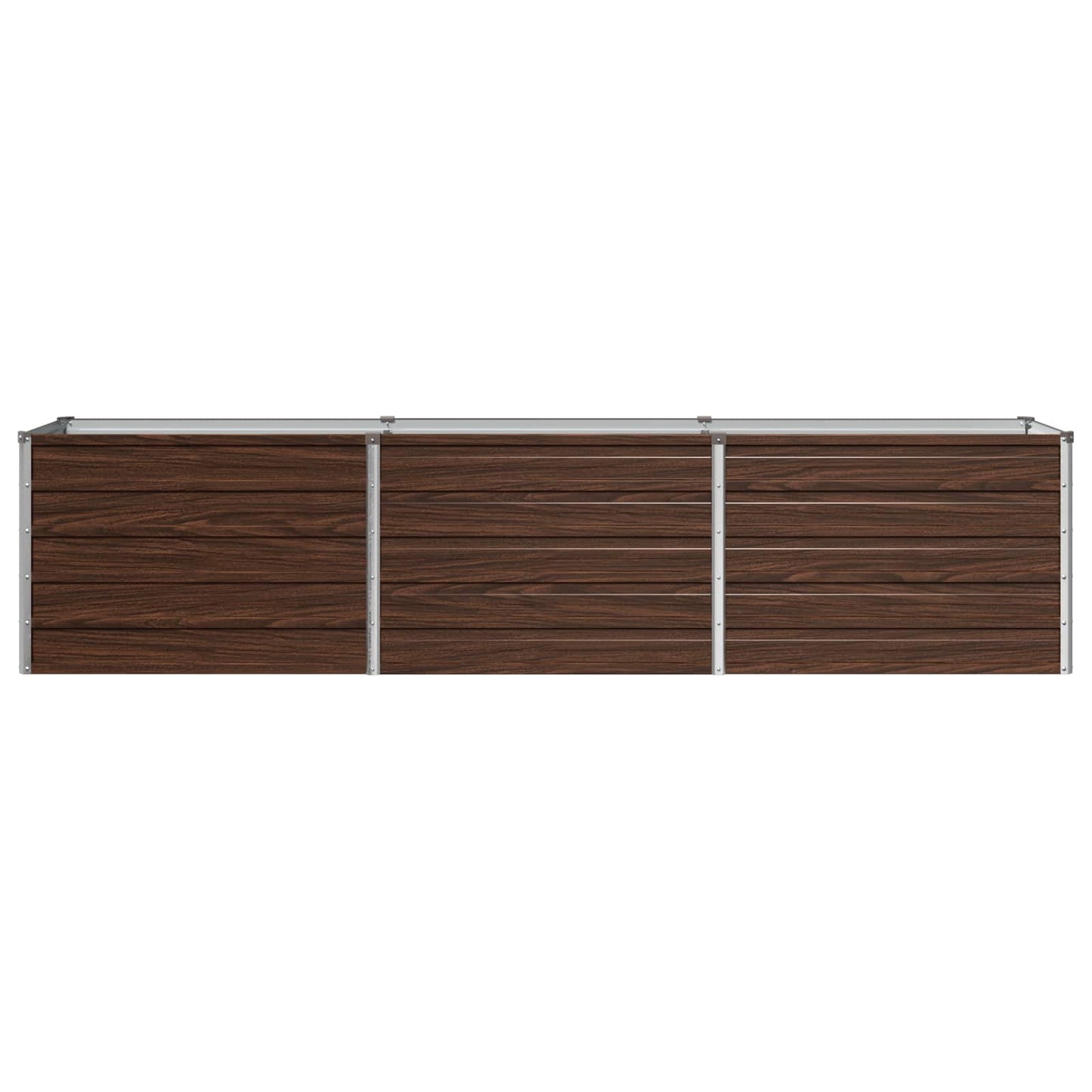 Pakelta sodo lova Juoda 240 x 40 x 55 cm