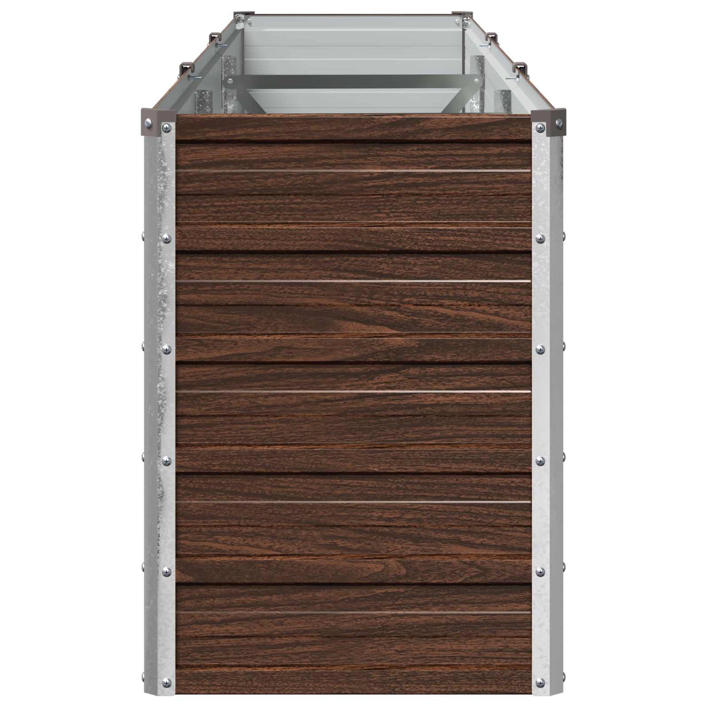 Pakelta sodo lova Juoda 240 x 40 x 55 cm