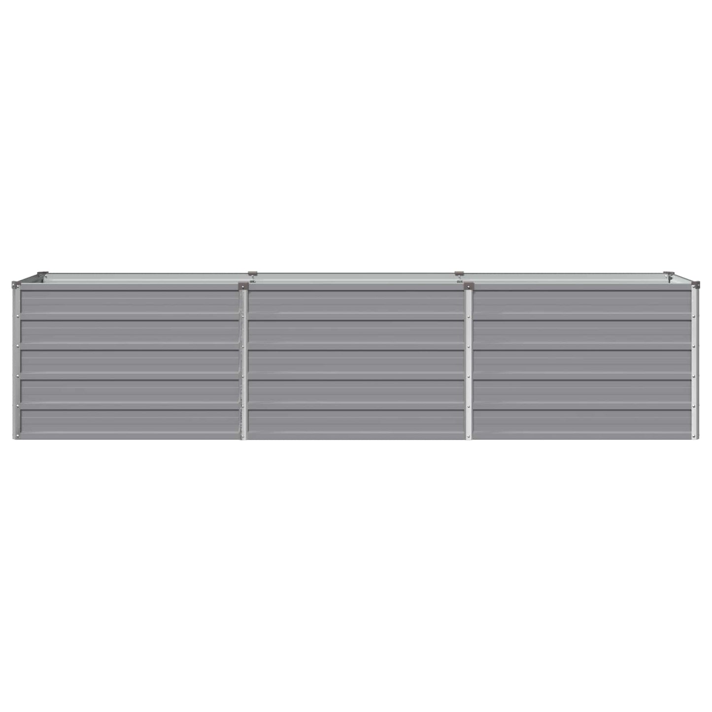 Pakelta sodo lova Pilka 240 x 40 x 55 cm