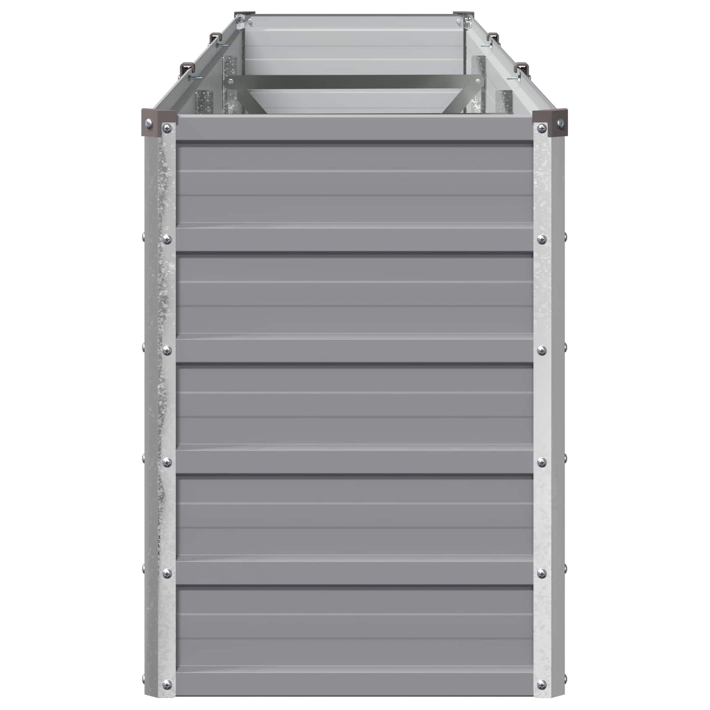 Pakelta sodo lova Pilka 240 x 40 x 55 cm