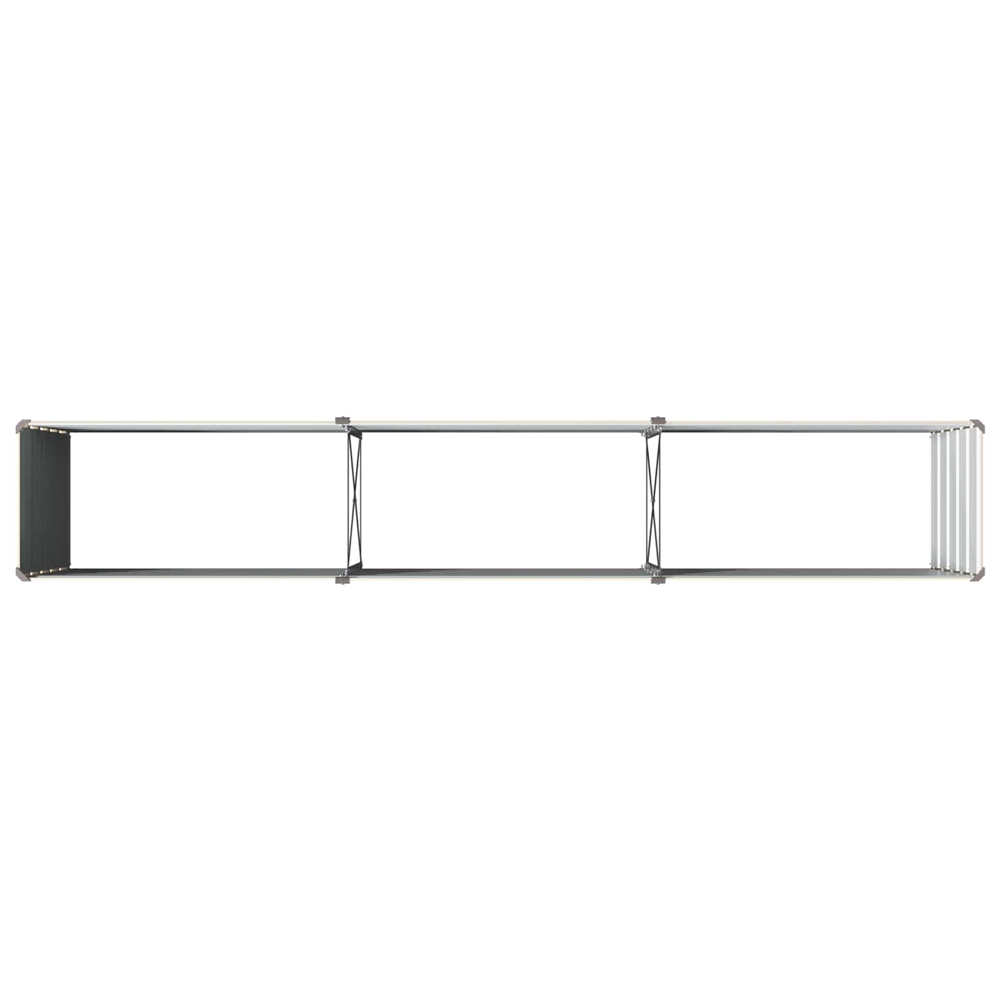 Pakelta sodo lova Ivory 240 x 40 x 55 cm