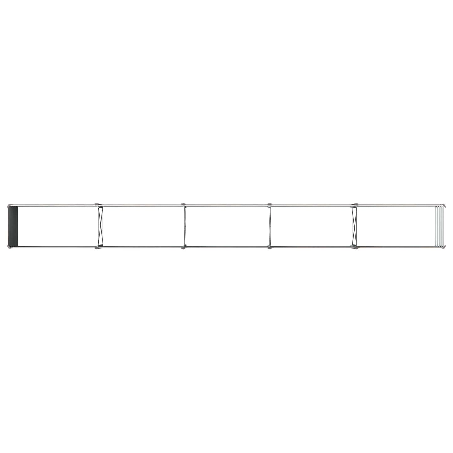 Pakelta sodo lova Juoda 400 x 40 x 55 cm