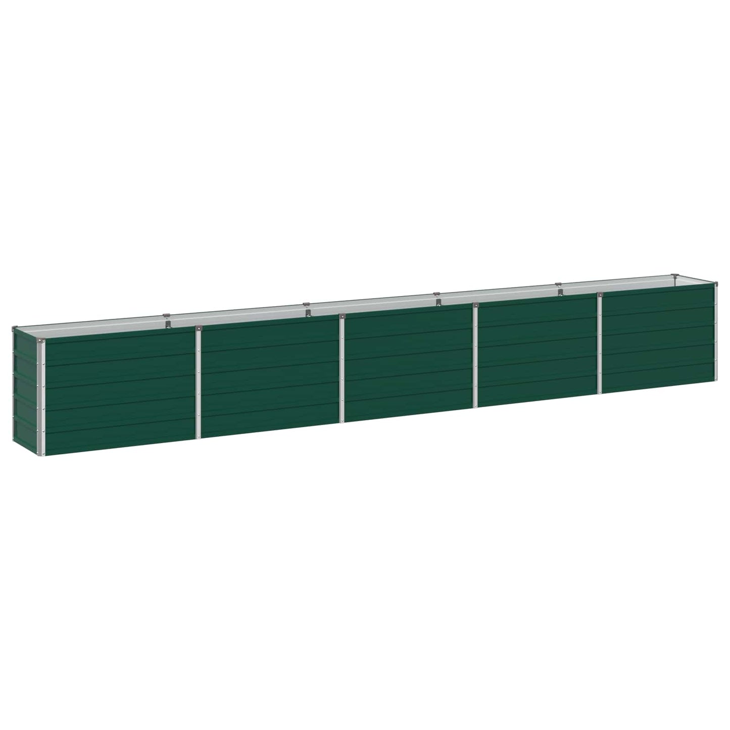 Pakelta sodo lova Žalia 400 x 40 x 55 cm Galvanizuotas plienas