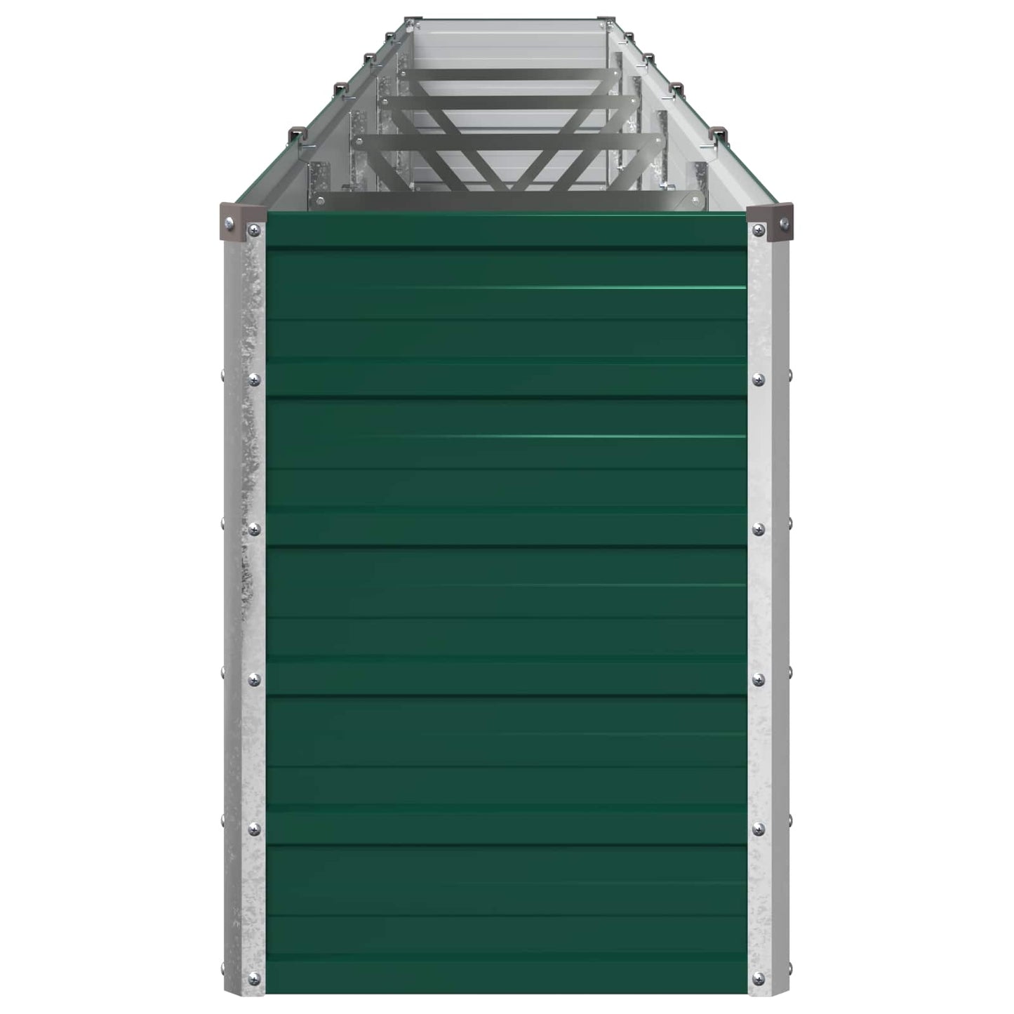 Pakelta sodo lova Žalia 400 x 40 x 55 cm Galvanizuotas plienas