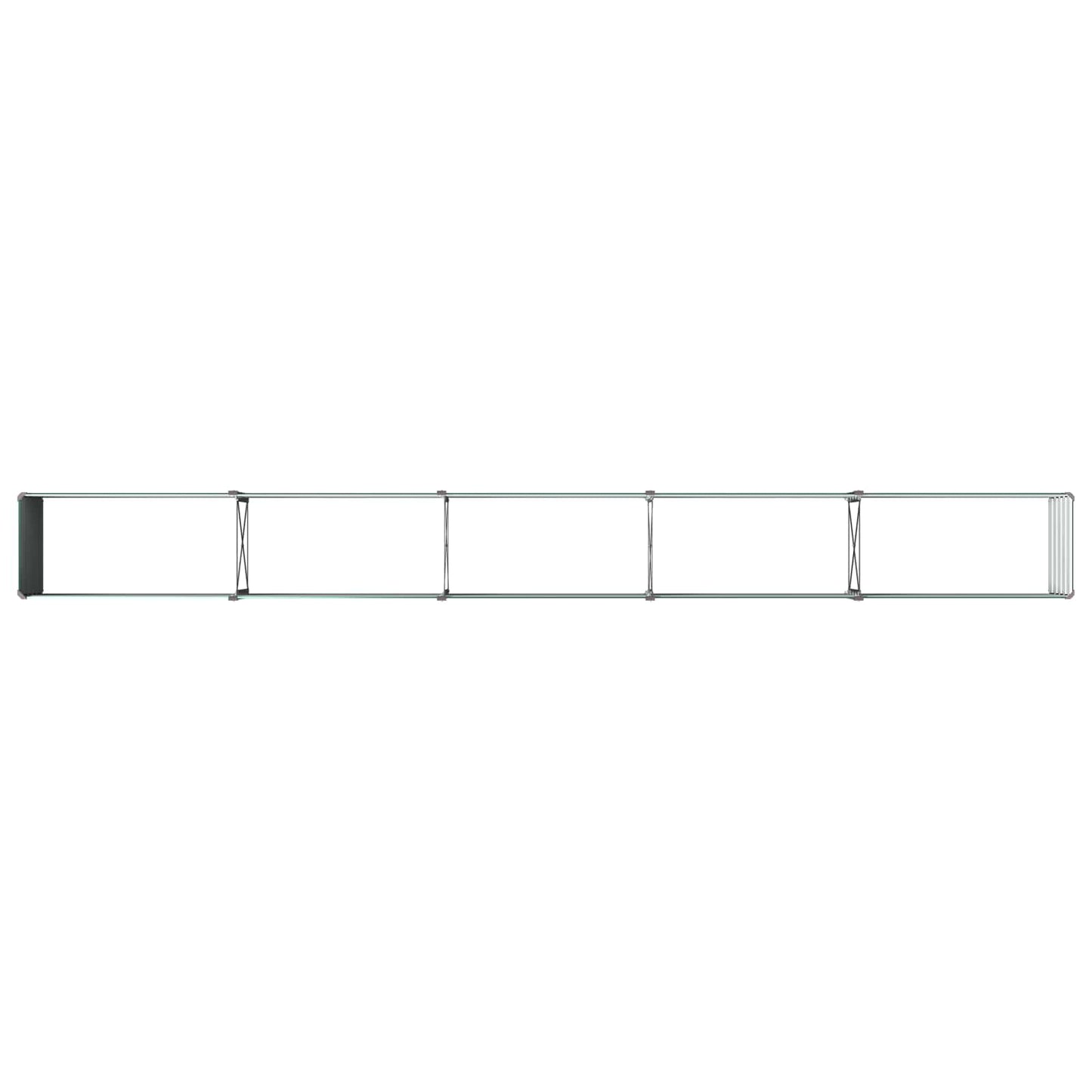 Pakelta sodo lova Žalia 400 x 40 x 55 cm Galvanizuotas plienas