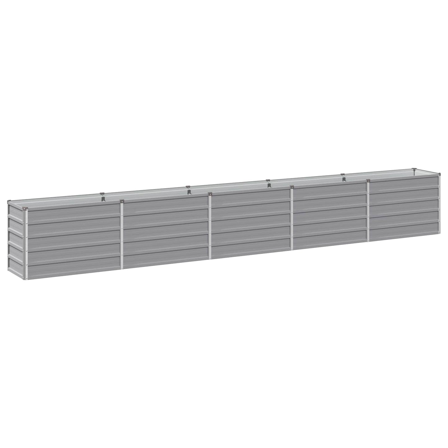 Pakelta sodo lova Pilka 400 x 40 x 55 cm