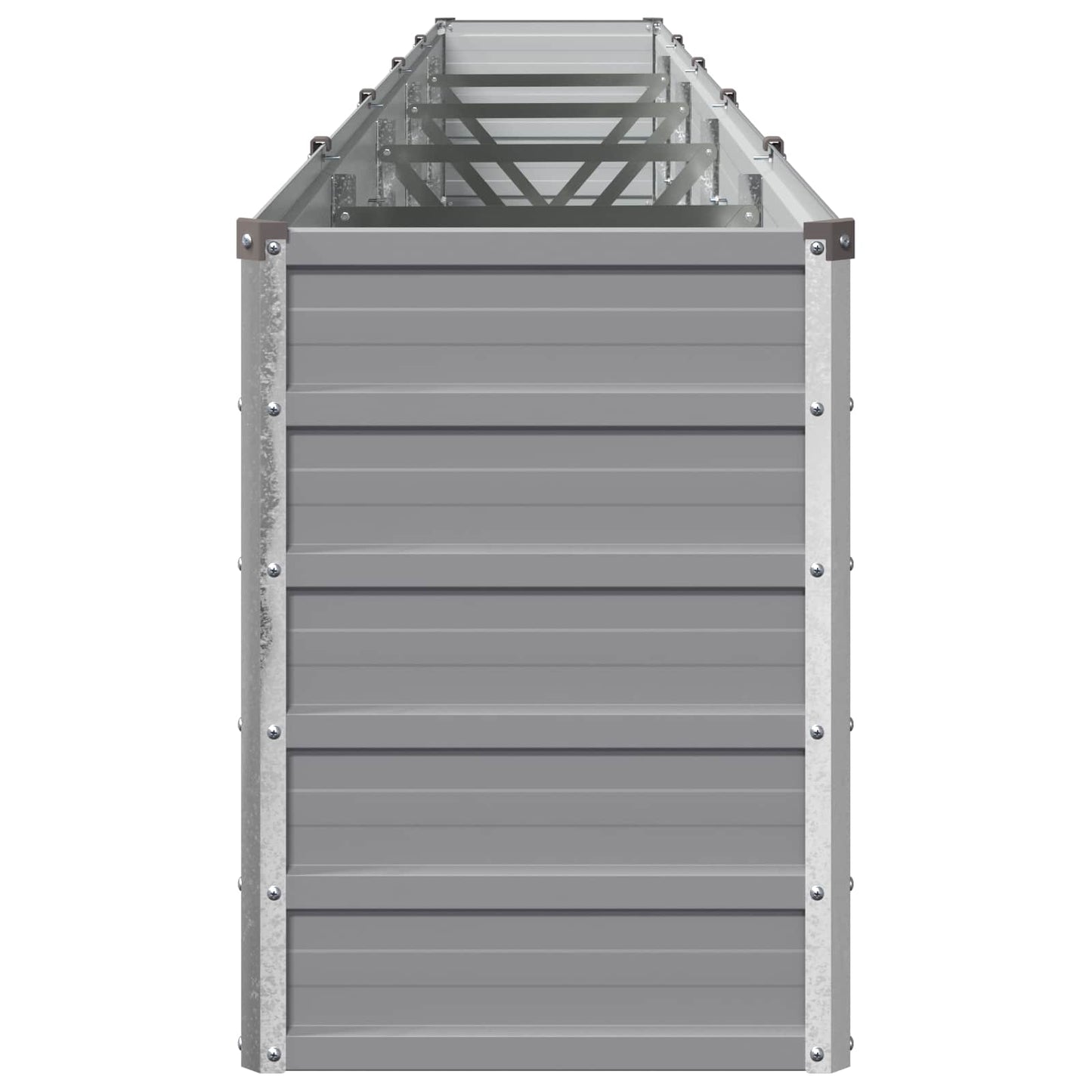 Pakelta sodo lova Pilka 400 x 40 x 55 cm